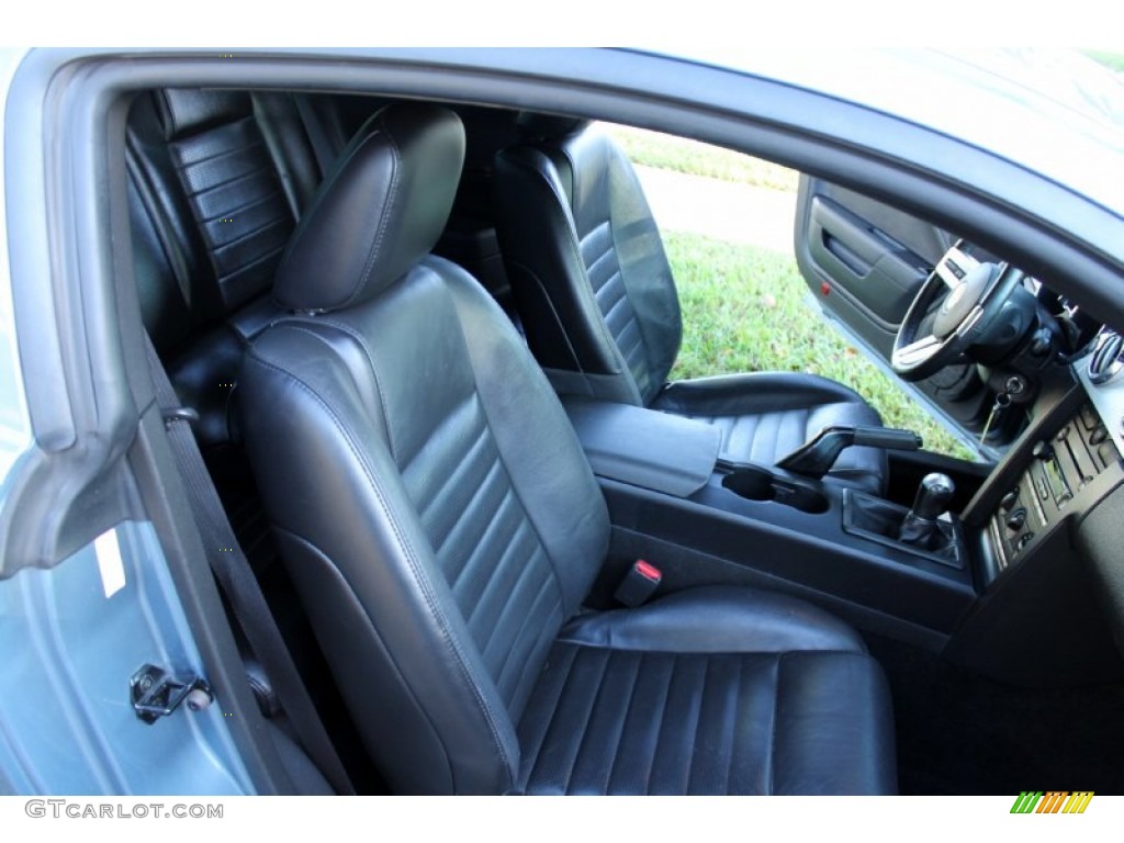 2007 Mustang GT Premium Coupe - Windveil Blue Metallic / Dark Charcoal photo #48