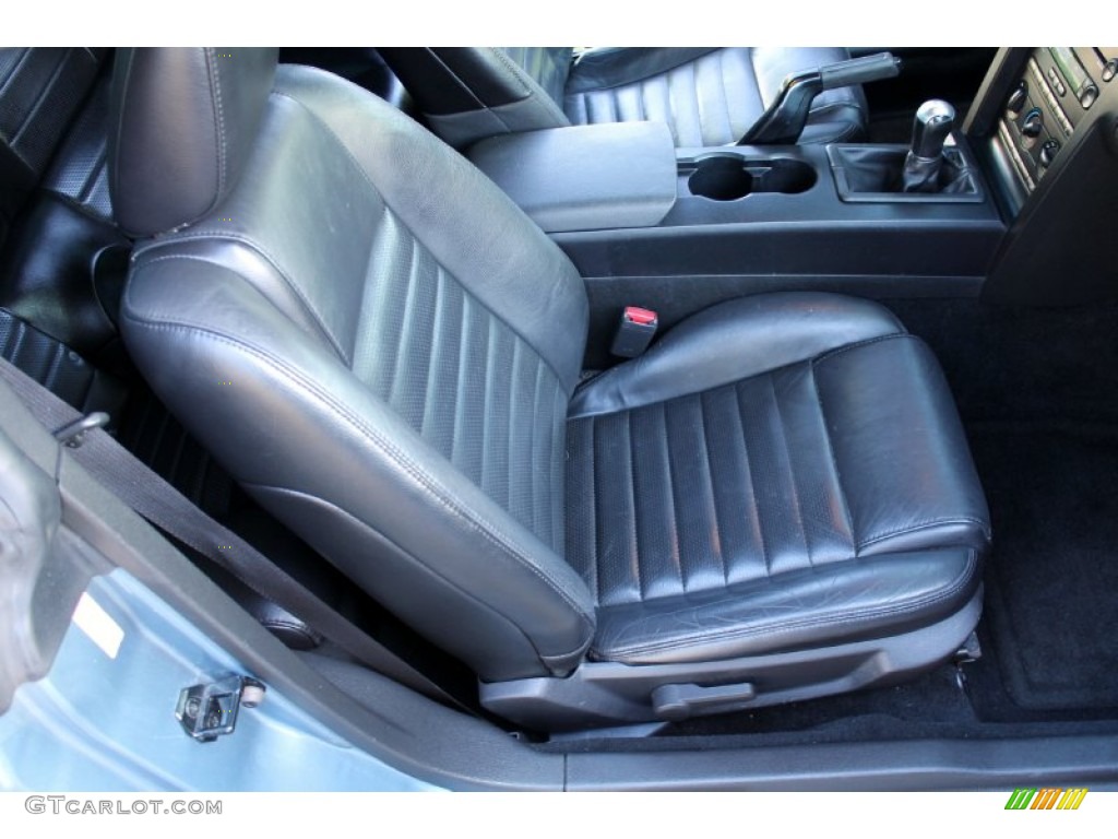 2007 Mustang GT Premium Coupe - Windveil Blue Metallic / Dark Charcoal photo #50