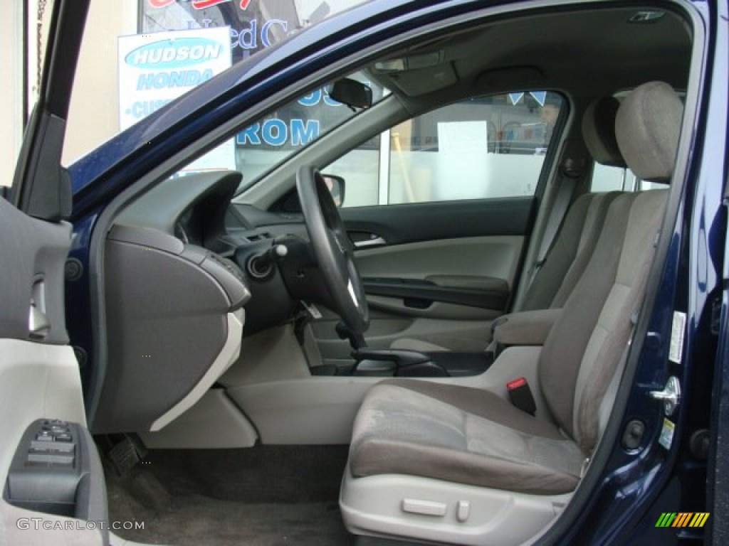 2010 Accord LX-P Sedan - Royal Blue Pearl / Gray photo #5