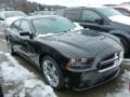 2012 Pitch Black Dodge Charger R/T Max  photo #5