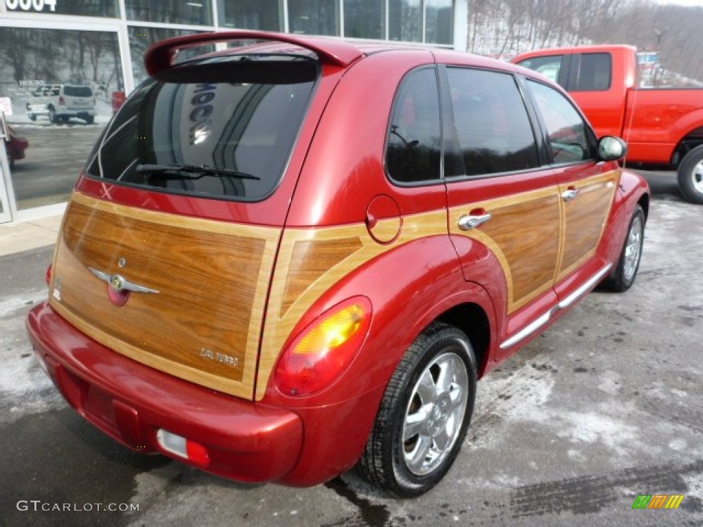 Inferno Red Crystal Pearl 2005 Chrysler PT Cruiser Limited Turbo Exterior Photo #76957474