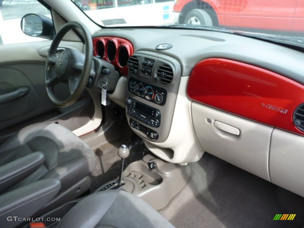 2005 Chrysler PT Cruiser Limited Turbo Taupe/Pearl Beige Dashboard Photo #76957672