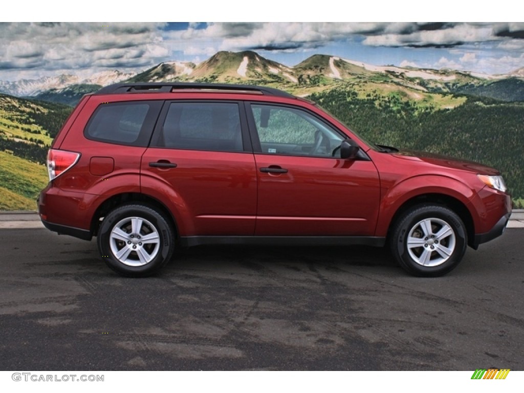 Camellia Red Pearl 2010 Subaru Forester 2.5 X Premium Exterior Photo #76957813