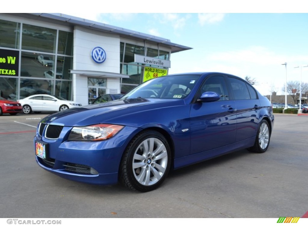 2007 3 Series 328i Sedan - Montego Blue Metallic / Grey photo #1