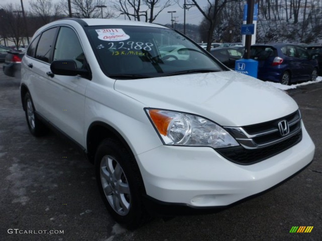 2011 CR-V SE 4WD - Taffeta White / Gray photo #7