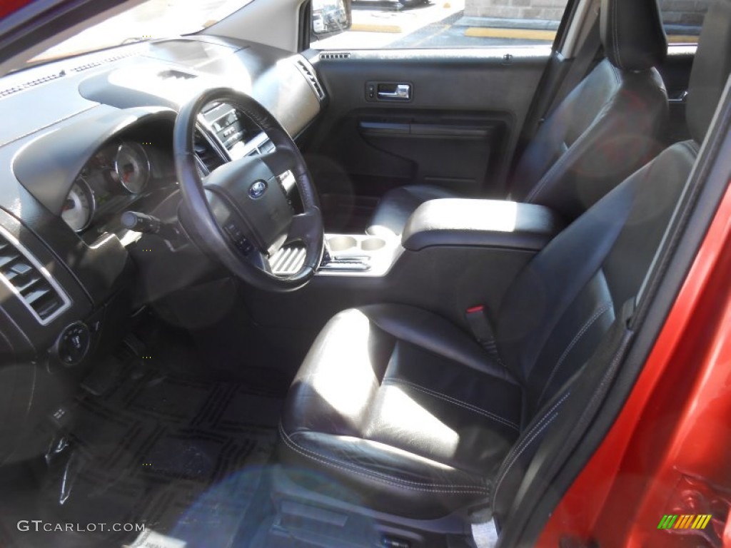 Charcoal Black Interior 2007 Ford Edge SEL Plus Photo #76959031