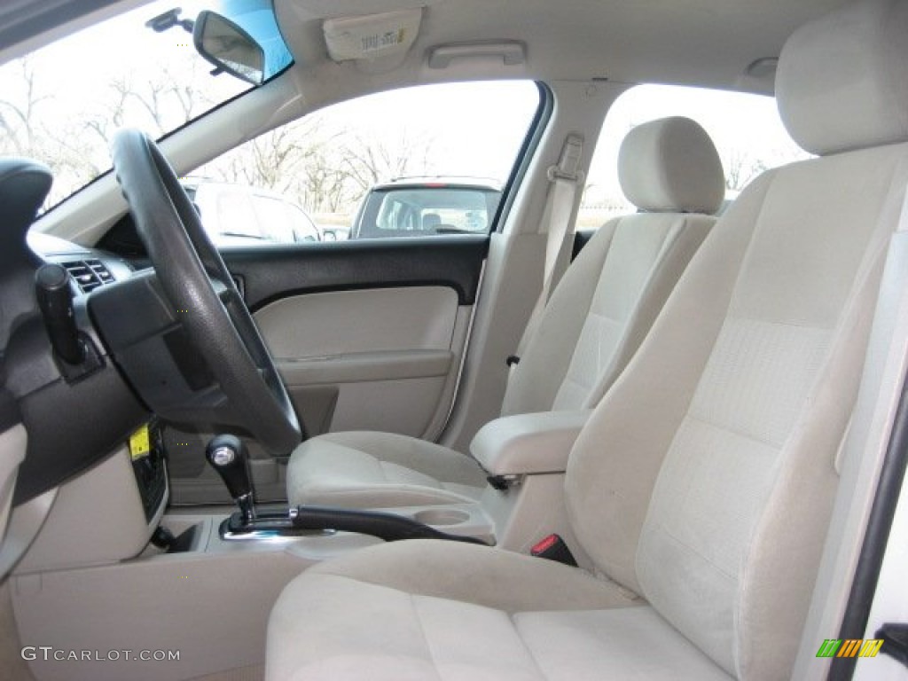 Medium Light Stone Interior 2008 Ford Fusion SE V6 Photo #76959034