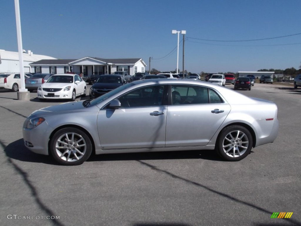 Silver Ice Metallic 2009 Chevrolet Malibu LTZ Sedan Exterior Photo #76959252
