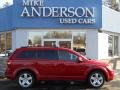 2010 Inferno Red Crystal Pearl Coat Dodge Journey SXT AWD  photo #2