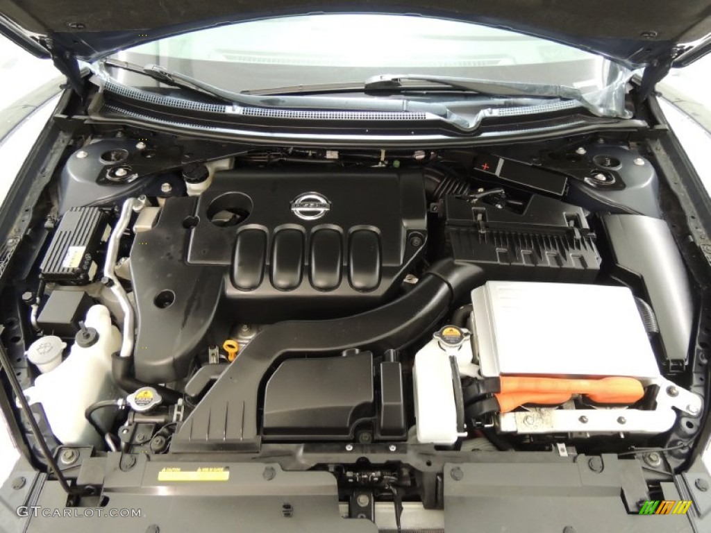 2011 Nissan Altima Hybrid 2.5 Liter GDI DOHC 16-Valve CVTCS 4 Cylinder Gasoline/Electric Hybrid Engine Photo #76960526