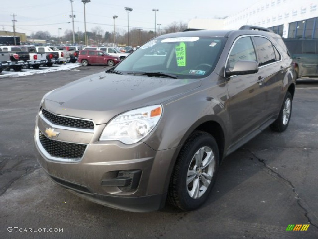 Mocha Steel Metallic 2010 Chevrolet Equinox LT AWD Exterior Photo #76960747