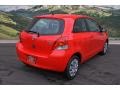 2009 Absolutely Red Toyota Yaris 3 Door Liftback  photo #3