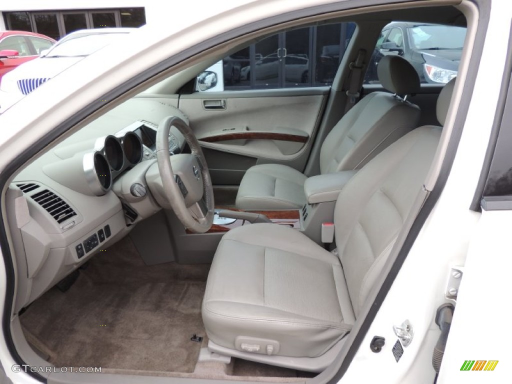 Frost Interior 2005 Nissan Maxima 3.5 SL Photo #76962496
