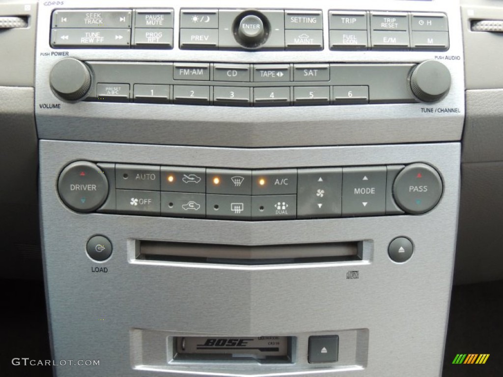 2005 Nissan Maxima 3.5 SL Controls Photo #76962730