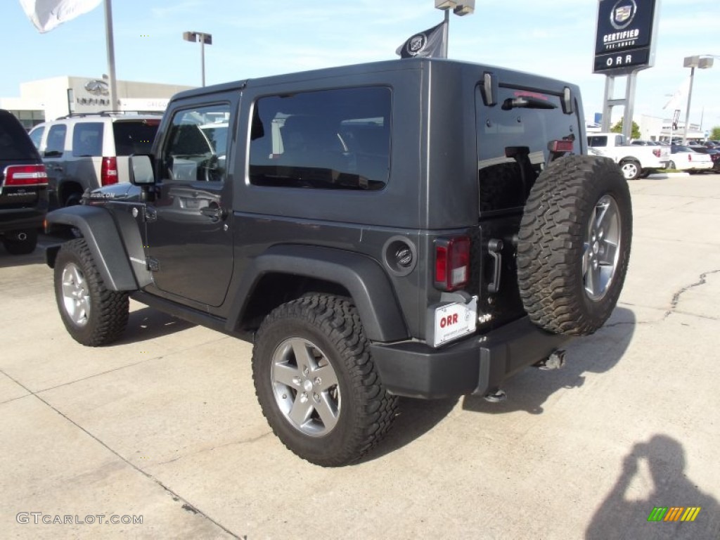 2010 Wrangler Rubicon 4x4 - Black / Dark Slate Gray/Medium Slate Gray photo #4