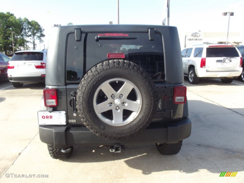 2010 Wrangler Rubicon 4x4 - Black / Dark Slate Gray/Medium Slate Gray photo #8