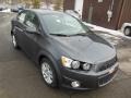 2013 Cyber Gray Metallic Chevrolet Sonic LT Sedan  photo #2