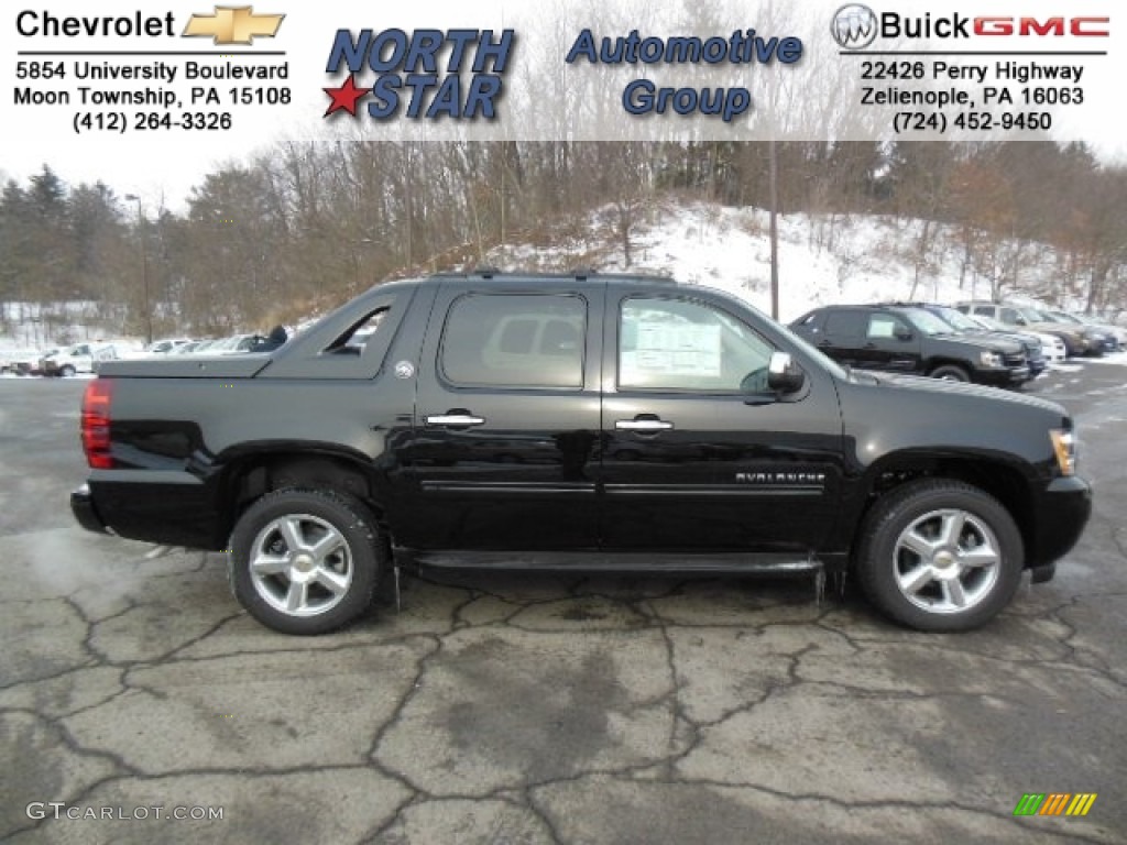 2013 Avalanche LT 4x4 Black Diamond Edition - Black / Ebony photo #1