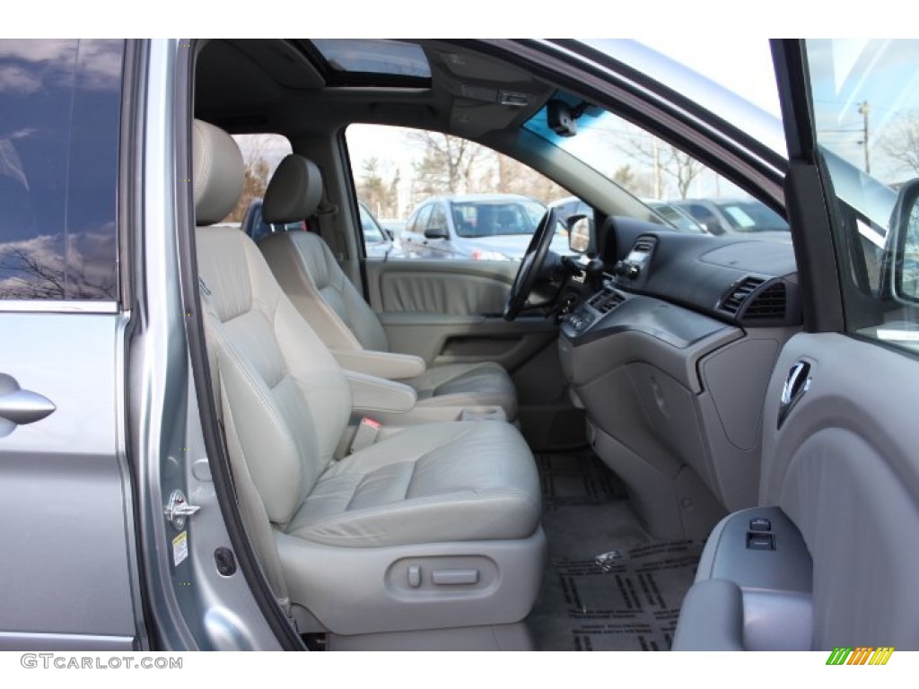 Gray Interior 2010 Honda Odyssey EX-L Photo #76966505