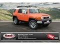 2013 Magma Orange Toyota FJ Cruiser 4WD  photo #1