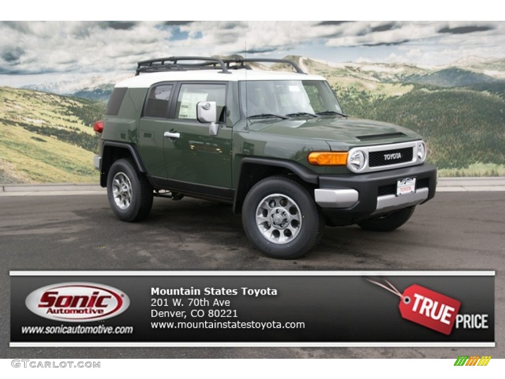 Army Green Toyota FJ Cruiser