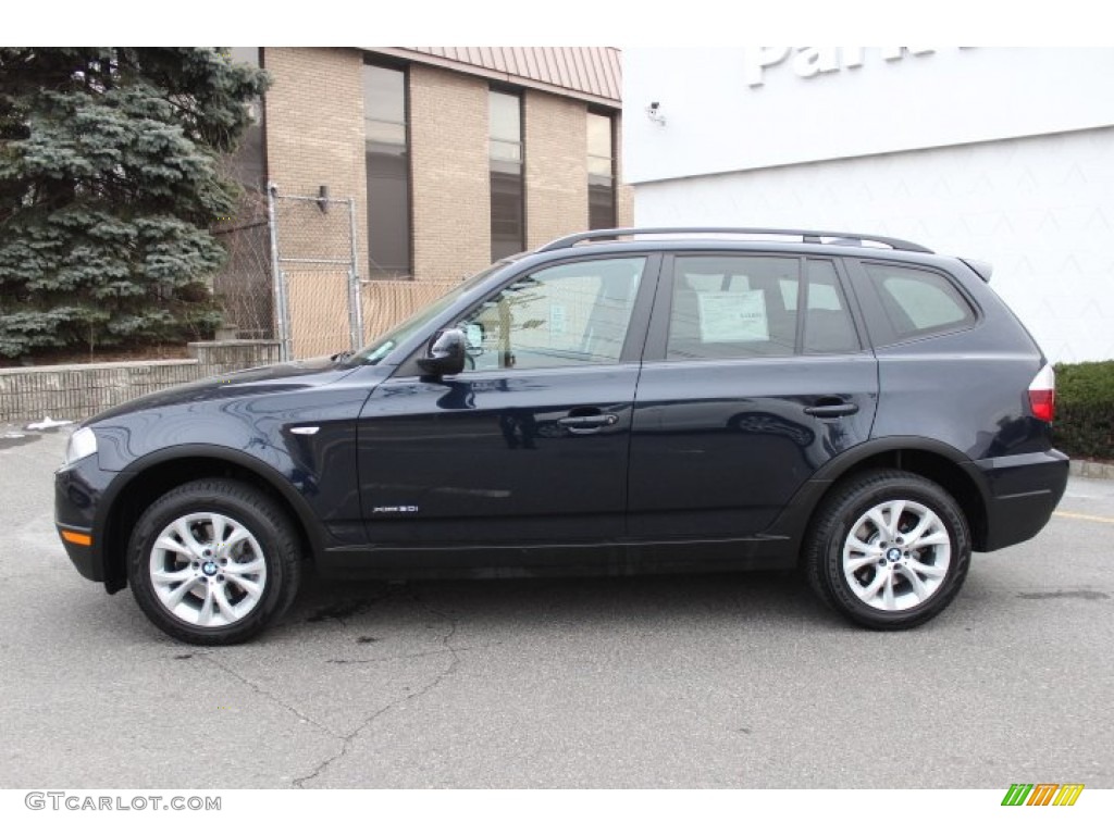 Monaco Blue Metallic 2010 BMW X3 xDrive30i Exterior Photo #76967357