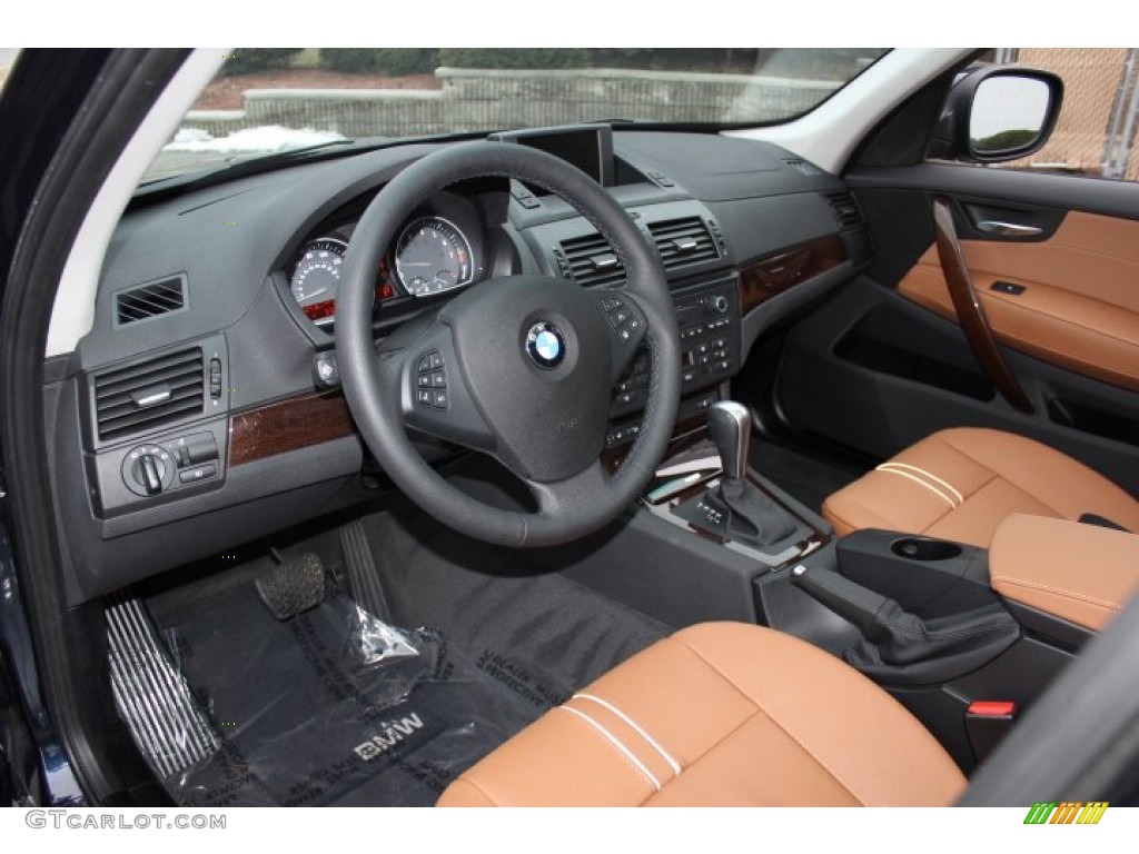 Saddle Brown Interior 2010 BMW X3 xDrive30i Photo #76967415
