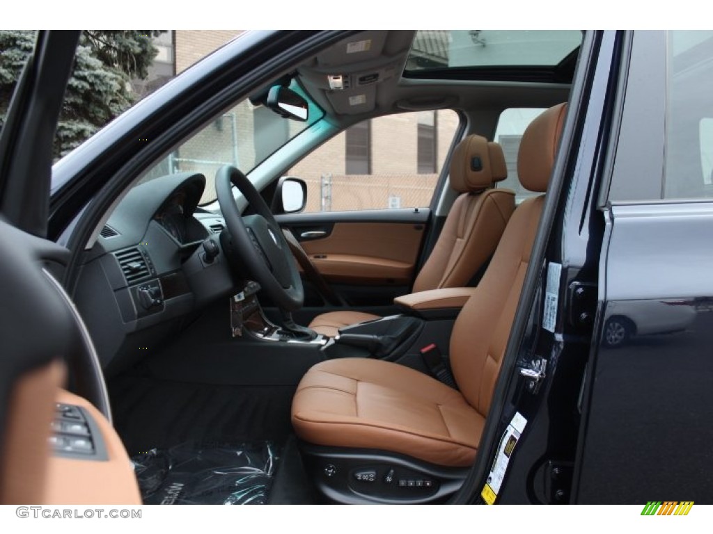 Saddle Brown Interior 2010 BMW X3 xDrive30i Photo #76967440