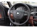 Cinnamon Brown Steering Wheel Photo for 2012 BMW 5 Series #76968465