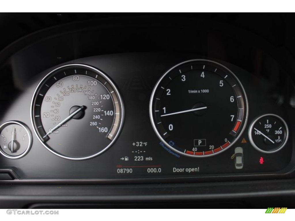 2012 BMW 5 Series 535i xDrive Sedan Gauges Photo #76968538