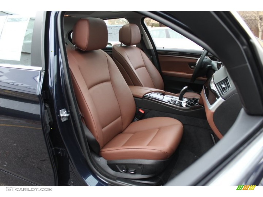 Cinnamon Brown Interior 2012 BMW 5 Series 535i xDrive Sedan Photo #76968739