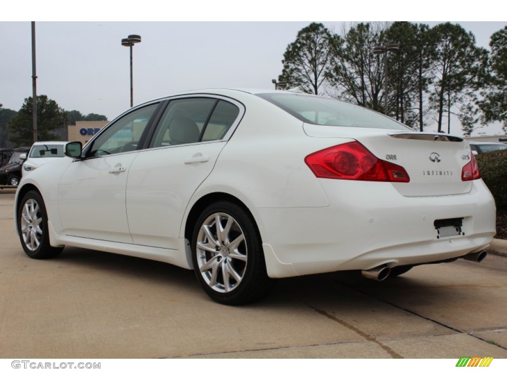 Moonlight White 2013 Infiniti G 37 Journey Sedan Exterior Photo #76969061