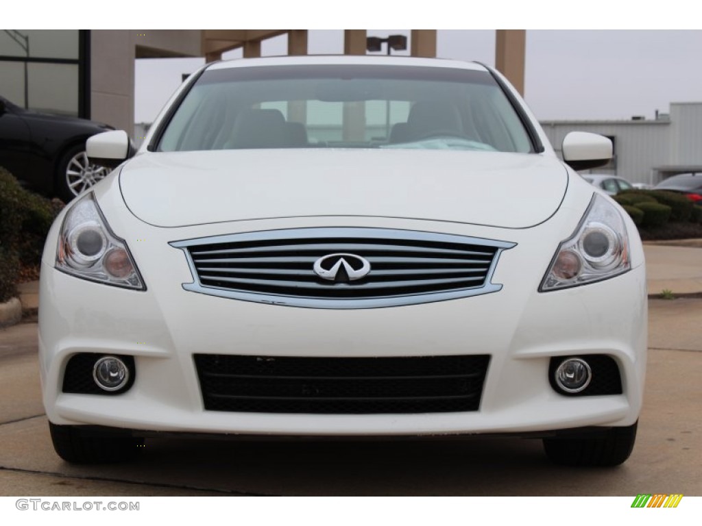 Moonlight White 2013 Infiniti G 37 Journey Sedan Exterior Photo #76969156