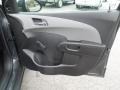 Jet Black/Dark Titanium 2013 Chevrolet Sonic LS Hatch Door Panel