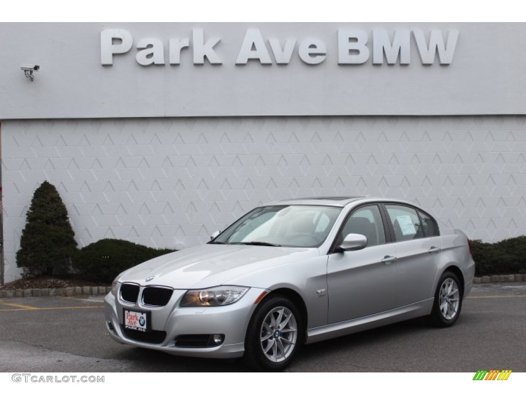 2010 3 Series 328i xDrive Sedan - Titanium Silver Metallic / Black photo #1