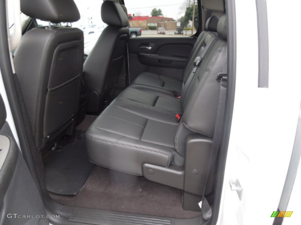 2013 Chevrolet Silverado 3500HD LTZ Crew Cab 4x4 Rear Seat Photo #76969630