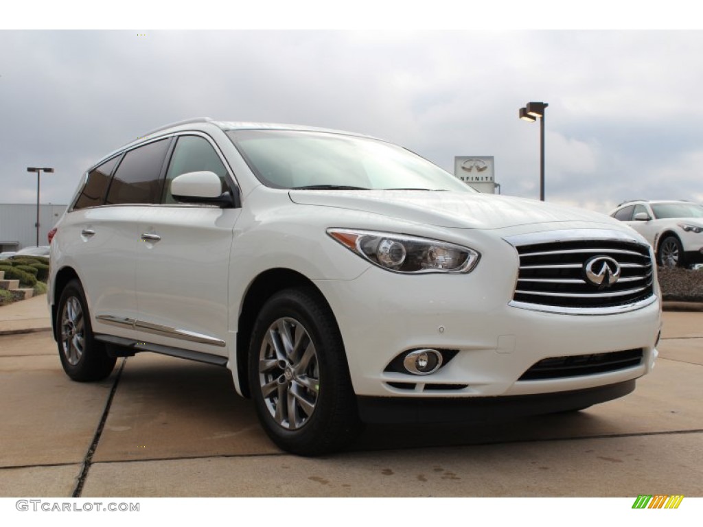 Moonlight White 2013 Infiniti JX 35 AWD Exterior Photo #76969648