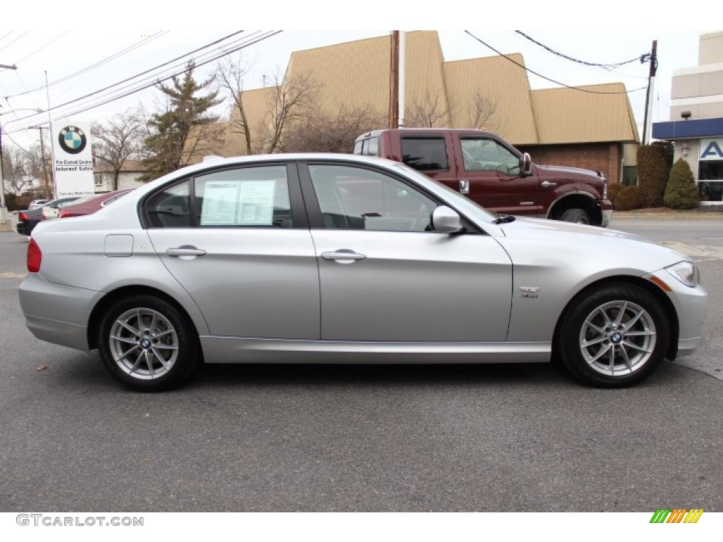 2010 3 Series 328i xDrive Sedan - Titanium Silver Metallic / Black photo #4