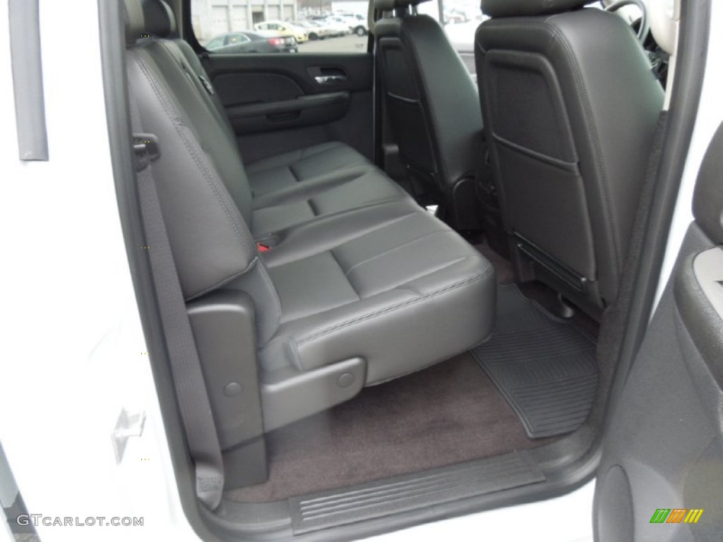 2013 Chevrolet Silverado 3500HD LTZ Crew Cab 4x4 Rear Seat Photo #76969676