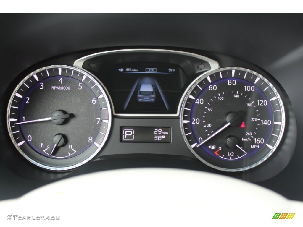 2013 Infiniti JX 35 AWD Gauges Photo #76969874