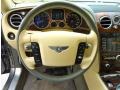 2007 Bentley Continental Flying Spur Saffron Interior Steering Wheel Photo