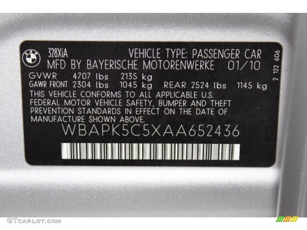 2010 3 Series 328i xDrive Sedan - Titanium Silver Metallic / Black photo #32