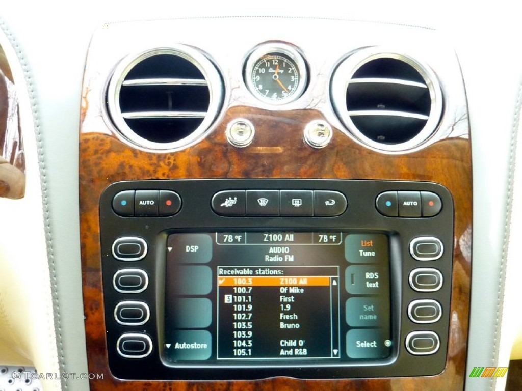 2007 Bentley Continental Flying Spur Standard Continental Flying Spur Model Controls Photo #76970384
