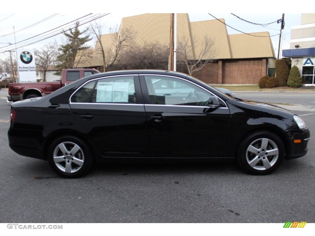 Black Uni 2009 Volkswagen Jetta SE Sedan Exterior Photo #76970483
