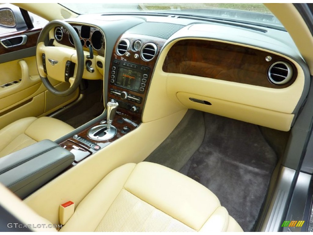 2007 Bentley Continental Flying Spur Standard Continental Flying Spur Model Saffron Dashboard Photo #76970553