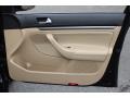 2009 Volkswagen Jetta Pure Beige Interior Door Panel Photo