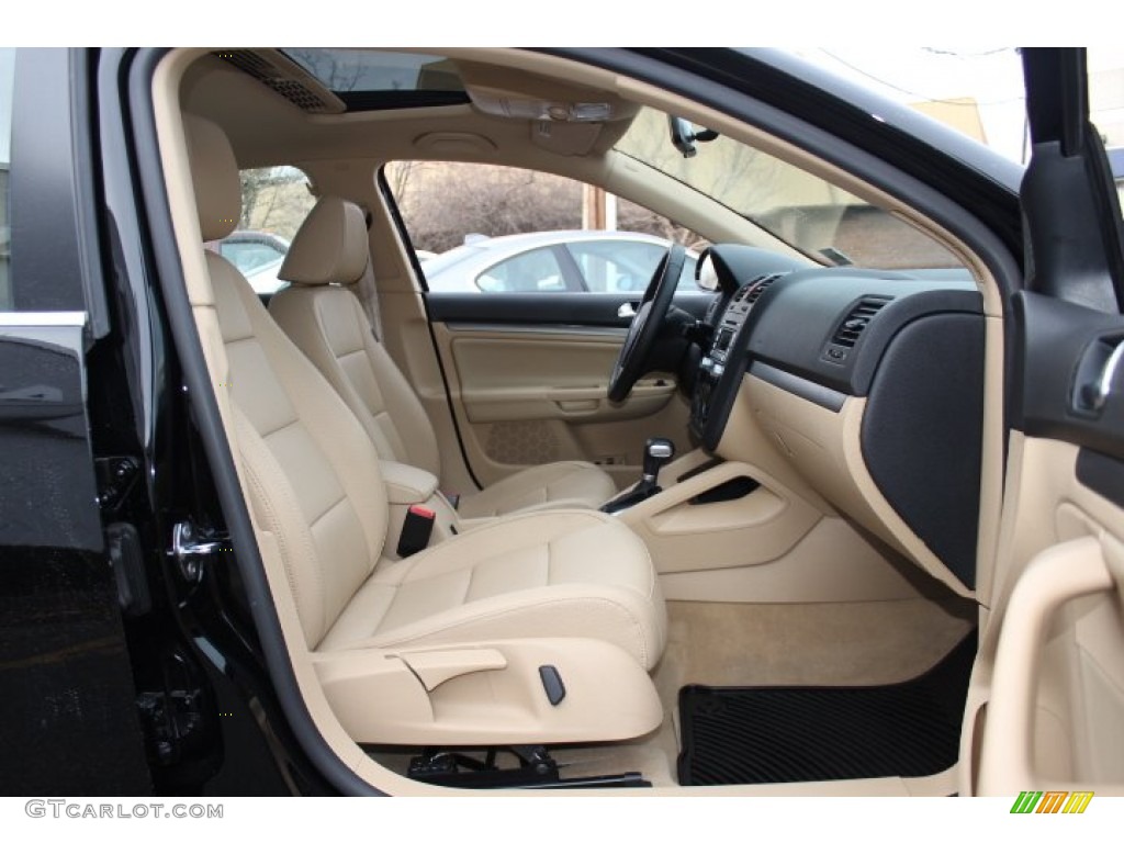 Pure Beige Interior 2009 Volkswagen Jetta SE Sedan Photo #76970897