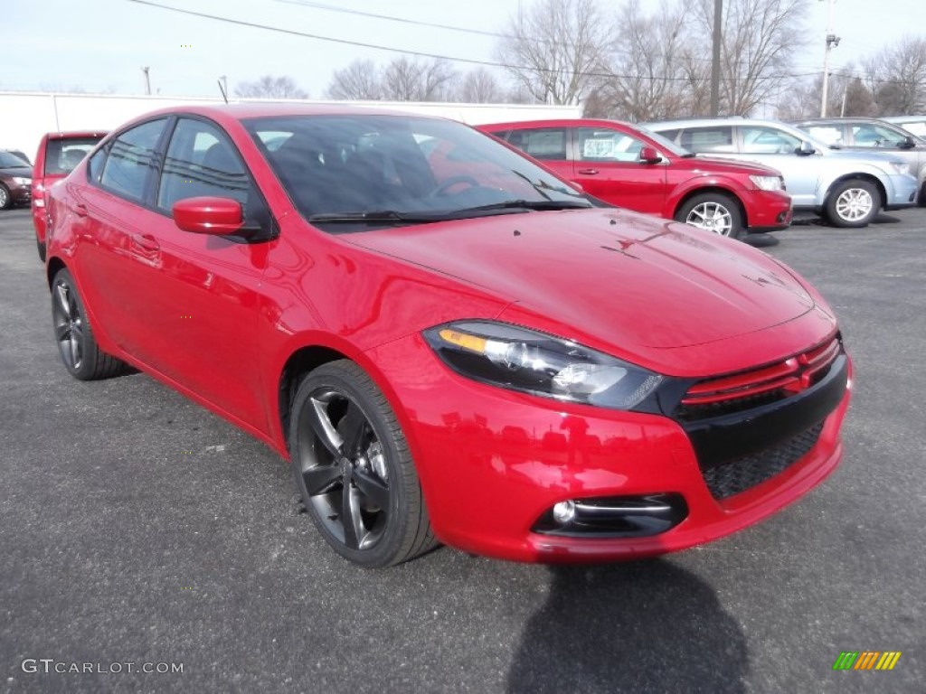 2013 Dart Rallye - Redline 2-Coat Pearl / Black/Ruby Red photo #1