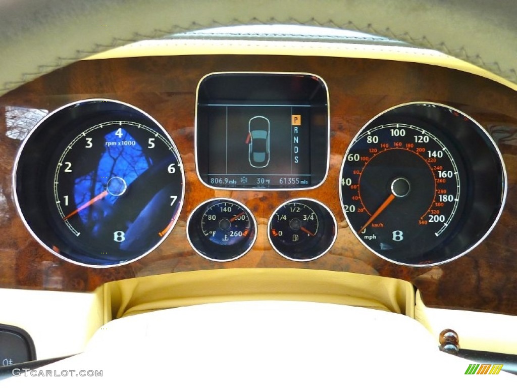 2007 Bentley Continental Flying Spur Standard Continental Flying Spur Model Gauges Photo #76971033