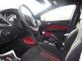 Black/Ruby Red 2013 Dodge Dart Rallye Interior Color